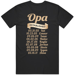 Opa For Michelle Cotton Classic T Shirt