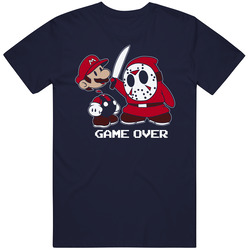 Mario Bros t-shirt horror movie tee funny Cotton Classic T Shirt
