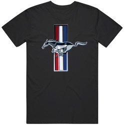 Mustang Horse Logo Cotton Classic T Shirt