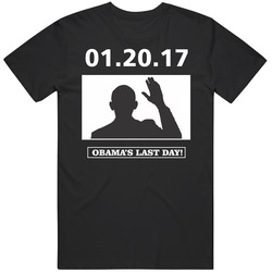 Obama's Last Day! Cotton Classic T Shirt