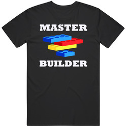Lego Master Builder Lego Blocks Cotton Classic T Shirt