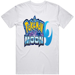 Pokemon Moon T Shirt 20th Anniversary Gaming Tee  Cotton Classic T Shirt