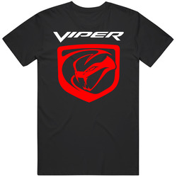 Dodge Viper Mens Black T-shirt Size S - 3XL Cotton Classic T Shirt