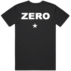 Zero Star Black Cotton Classic T Shirt