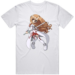Sword Art Online - Asuna Yuuki - White Cotton Classic T Shirt