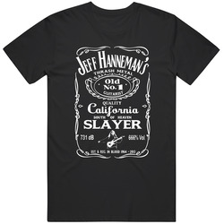  Jeff Hanneman's south of heaven white T Shirt Men (black) Cotton Classic T Shirt