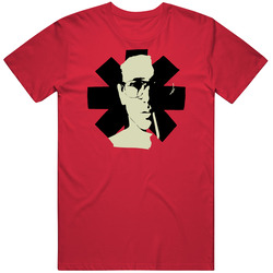 Red Hot Chili Peppers John Frusciante T  Men (red) Cotton Classic T Shirt