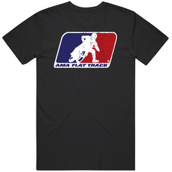 Ama Flat Track Motocross Dirt Bike Automobile Car Auto Motor Parts Cool Brand Logo Emblem Cotton Classic T Shirt