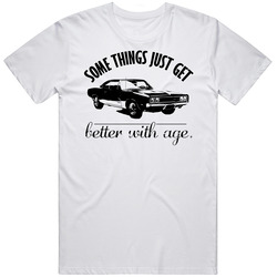 1969 Dodge Charger 500 Better With Age Vintage Car Cotton Classic T Shirt