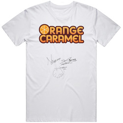 ORANGE CARAMEL printed sign t-shirt tee nana lizzy raina kpop album Cotton Classic T Shirt