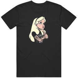 Alice Tattoo Unique Design Cotton Classic T Shirt