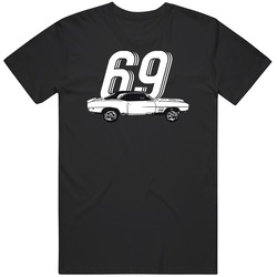 1969 Pontiac Firebird 350 Vintage Car Year Fan Cotton Classic T Shirt