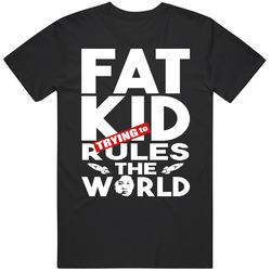 Fat Kid Trying Black Cotton Classic T Shirt