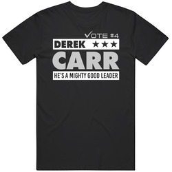 Vote Derek Carr Oakland Quarterback For Usa President Football Fan Cotton Classic T Shirt