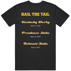 American Pharoah 2015 Triple Crown 1 Cotton Classic T Shirt