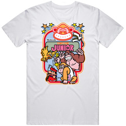 Donkey Kong Jr., T-shirt, Arcade, Classic, Video Game, Mario, Retro, 80's Cotton Classic T Shirt