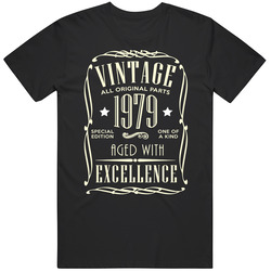Born In 1979 Vintage Aged With Excellence Cotton Classic T Shirt