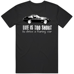 1979 Datsun 280 Zx B And W Life Is Too Short Retro Vintage Car Fan Cotton Classic T Shirt