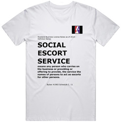Social Escort Service 2 Cotton Classic T Shirt