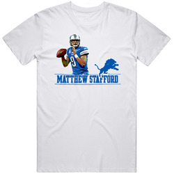 Matthew Stafford Detroit Football Cotton Classic T Shirt