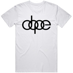 Dope White Cotton Classic T Shirt