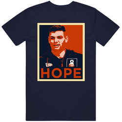Cole Kmet Hope Chicago Football Sports Team Fan Hope Cotton Classic T Shirt