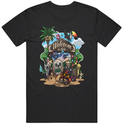 Pokemon Welcome To Alola T Shirt Rowlet Litten Popplio Cotton Classic T Shirt