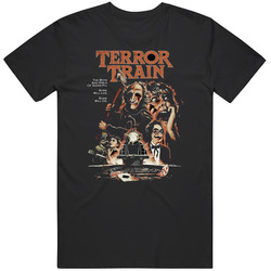 Terror Train Classic Horror Movie Brand New Black Cotton Classic T Shirt