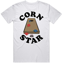 Corn Star Funny Cornhole Vintage Look Fraser Valley Cotton Classic T Shirt