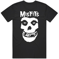 Misfits Skull Logo Band Music Punk Concer Cotton Classic T Shirt
