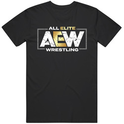 Aew All Elite Wrestling Logo Cotton Classic T Shirt Aew All Elite Wrestling Logo Cotton Classic T Shirt