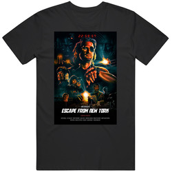 Escape From New York Brand New Classic Movie Black Cotton Classic T Shirt