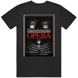 Dario Argento Opera Classic Horror Movie Brand New Black Cotton Classic T Shirt