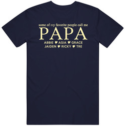 Papa For Thea Cotton Classic T Shirt