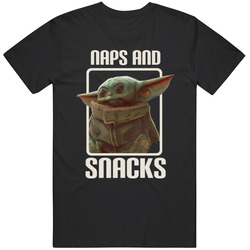 Yoda Snacks Cotton Classic T Shirt