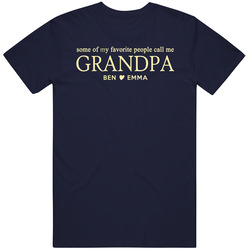 Grandpa For Natalie Cotton Classic T Shirt