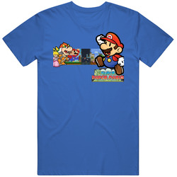 Super Paper Mario Nintendo Game Cotton Classic T Shirt