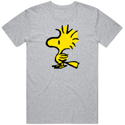 Woodstock Cartoon  Bird Grey Cotton Classic T Shirt