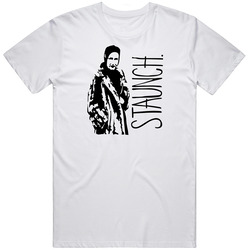 Staunch Revolutionary Staunch Man's  White Cotton Classic T Shirt