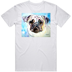 Pug Dog Cotton Classic T Shirt