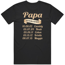 Papa For Emily Cotton Classic T Shirt