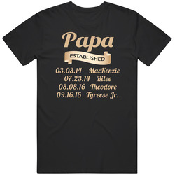 Papa For Anissa Cotton Classic T Shirt