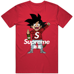Supre Red Gok Correcto Cotton Classic T Shirt
