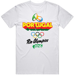 Portugal Rio 2016 Summer Olympic Games Sports Fan Cotton Classic T Shirt