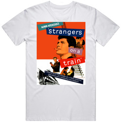 Strangers On A Train Hitchcock Movie Cotton Classic T Shirt