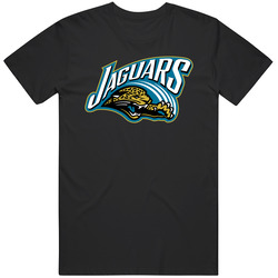 Jacksonville Jaguars Retro Throwback Logo Nfl Football Florida Team Fan Gifts For Fans Black Cotton Classic T Shirt