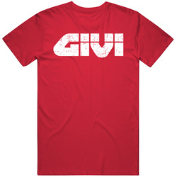 Givi Automobile Car Truck Motorcycle Auto Parts Cool Distressed Style Brand Logo Emblem White Font Cotton Classic T Shirt