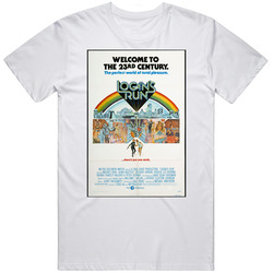 Logans Run Michael York Jenny Agutter Farrah Fawcett 1970's Action Sci Fi Movie Cotton Classic T Shirt