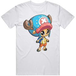 One Piece - Tony Tony Chopper - White Cotton Classic T Shirt