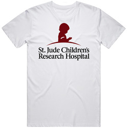St. Jude Children's Research Hospital  1white Cotton Classic T Shirt